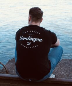 T-Shirt „Rheinstadt x Heimatliebe“ Schwarz Unisex