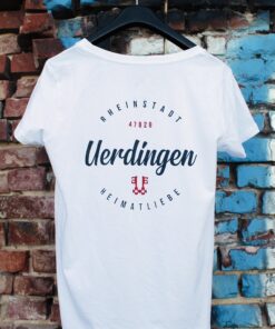 T-Shirt „Rheinstadt x Heimatliebe Weiss Damen