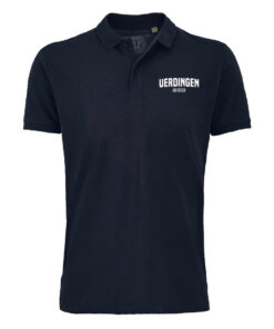 Polo-Shirt "Uerdingen am Rhein" Stick Herren navy