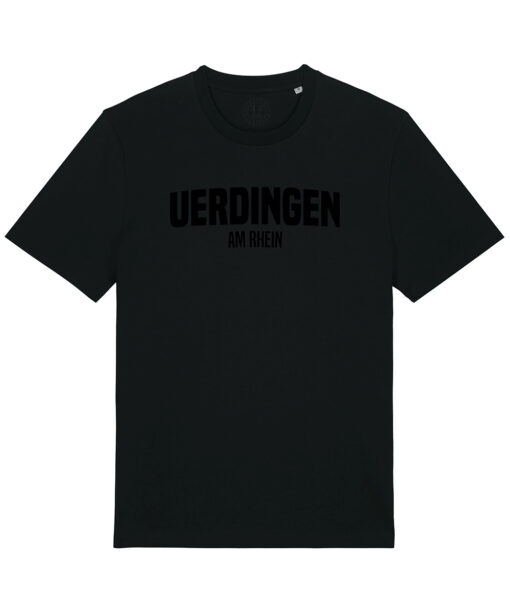 T-Shirt "Uerdingen am Rhein" Unisex schwarz