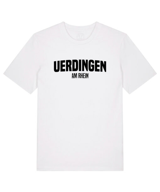 T-Shirt "Uerdingen am Rhein" Unisex weiß