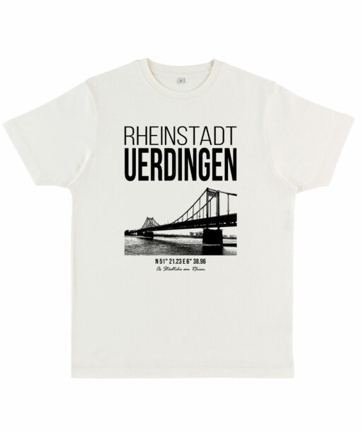 T-Shirt "Städtche am Rhien" Linen Unisex Uerdingen