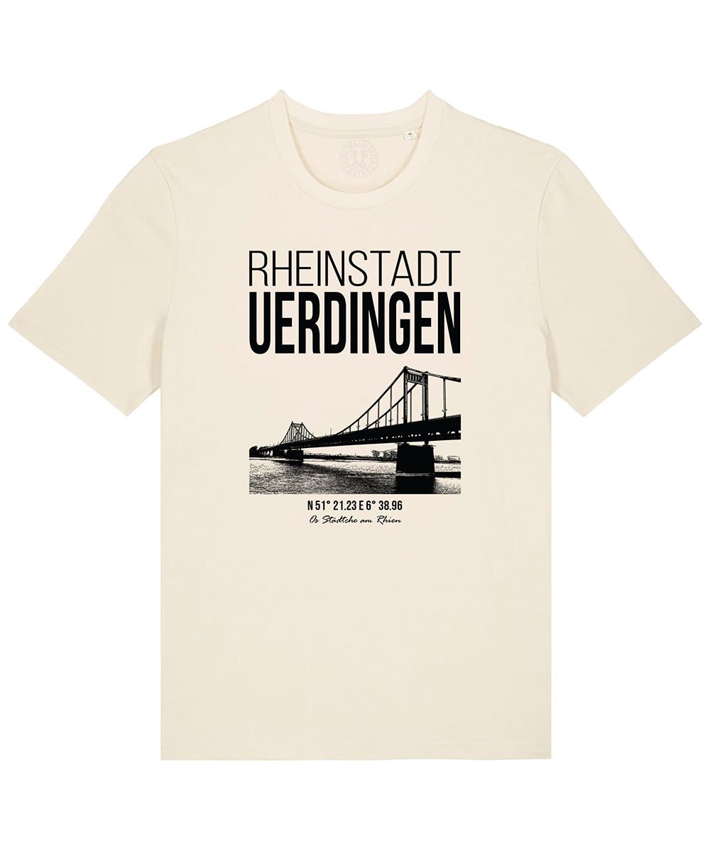 T-Shirt "Städtche am Rhien" Natural Raw Unisex